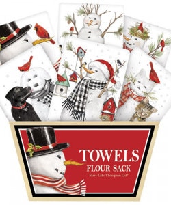 Snowman Towel (Assorted)