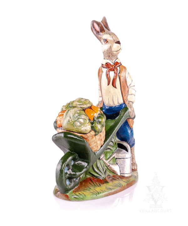 Colonial Rabbit with Wheelbarrow