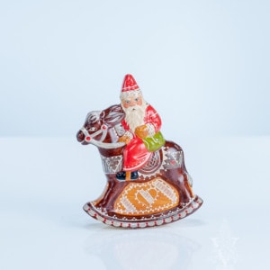 Gingerbread Rocking Santa