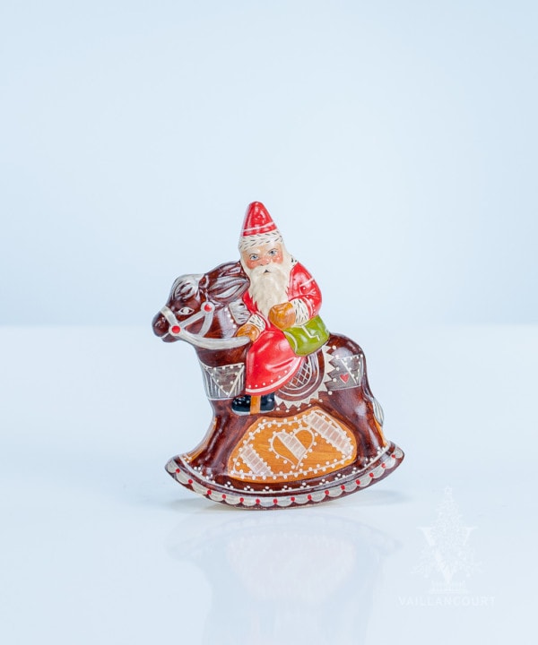 Gingerbread Rocking Santa