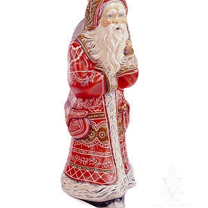 Statement Red Hunched Gingerbread Santa