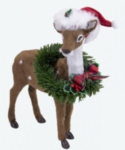 Byers Reindeer with Wreath