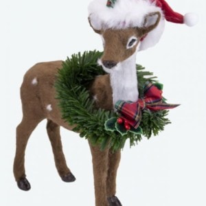 Byers Reindeer with Wreath