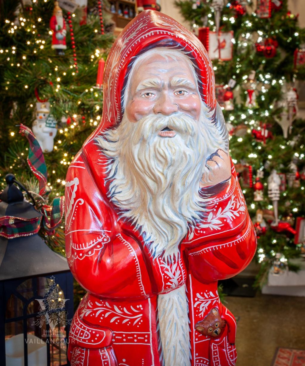 Statement Red Hunched Gingerbread Santa from Vaillancourt