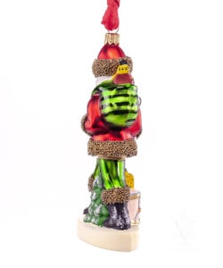 Glimmer Santa with Abby Aldrich Toys and Drum