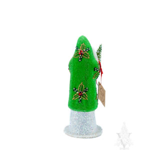 Santa Green Beaded