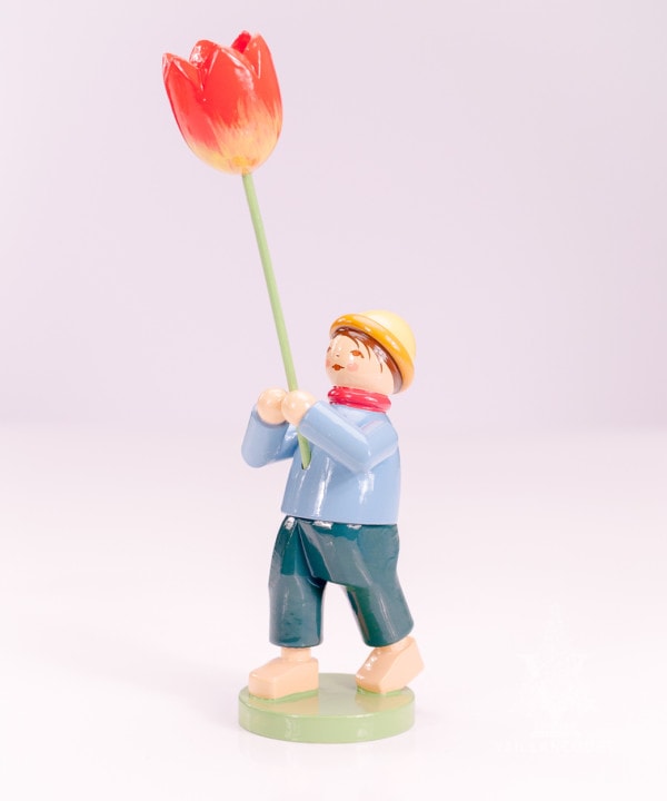 Boy with Tulip by Wendt & Kühn