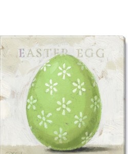 Easter Egg (Green) Giclee Wall Art