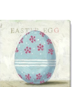 Easter Egg (Blue) Giclee Wall Art