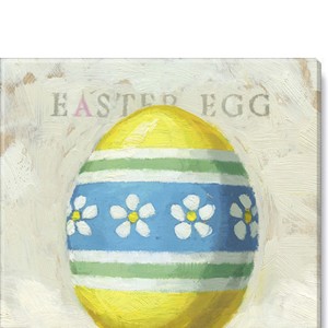 Easter Egg (Yellow) Giclee Wall Art