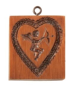 Cupid in Heart Cookie Mould Reproduction