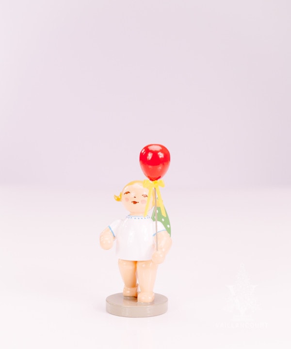 Angel With Red Balloon Blonde by Wendt & Kühn