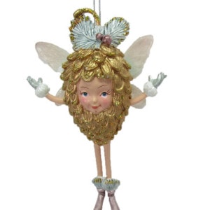 Fairy in Pinecone Ornament by December Diamonds