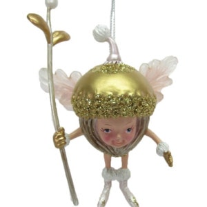 Fairy In Acorn Ornament by December Diamonds