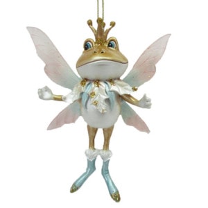 Fairy Frog Ornament by December Diamonds