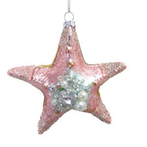 Jeweled Pastel Starfish Ornament by December Diamonds