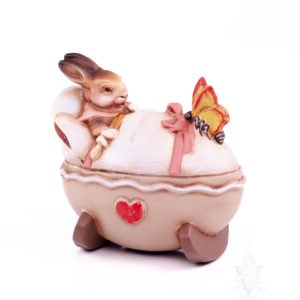 MAROLIN Cradle with Bunny (Pink)