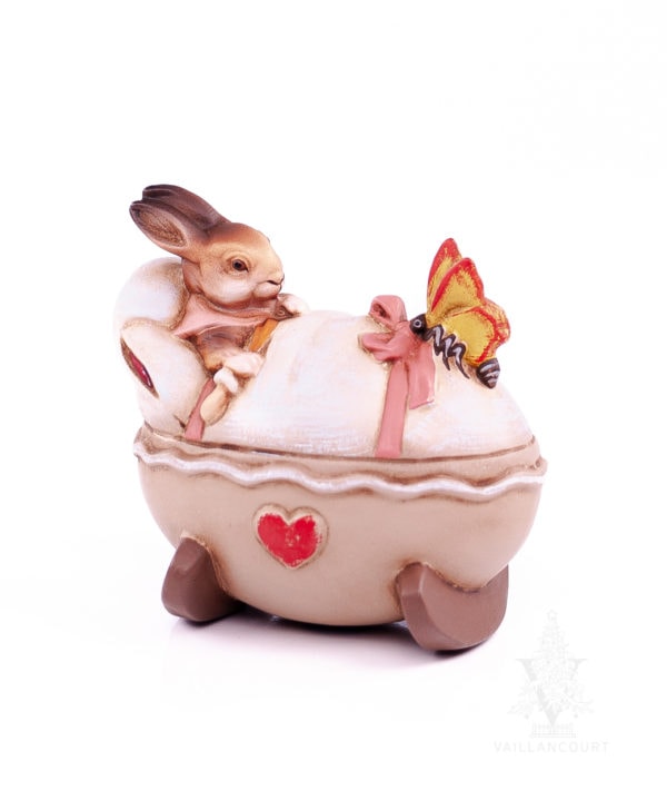 MAROLIN Cradle with Bunny (Pink)