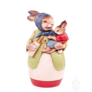 MAROLIN Mommy Rabbit with Bunny and Bottle