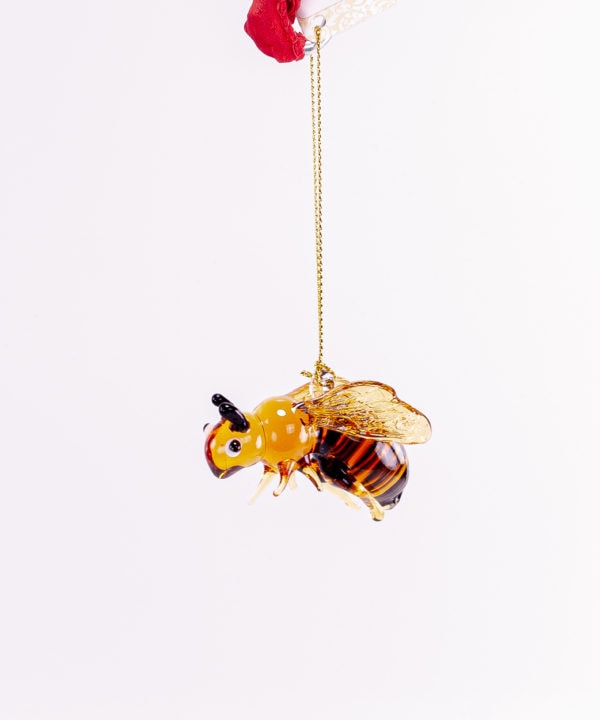 Bumblebee Glass Ornament