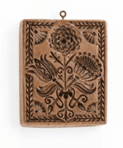 Williamsburg Floral Cookie Mould Reproduction