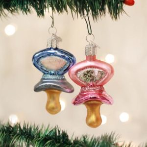 Single Pacifier Ornament (Assorted)