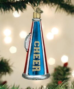 Cheer Megaphone Ornament