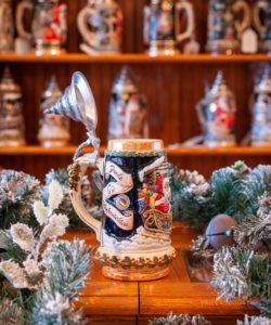 Santa in Sleigh Stein by King Werk