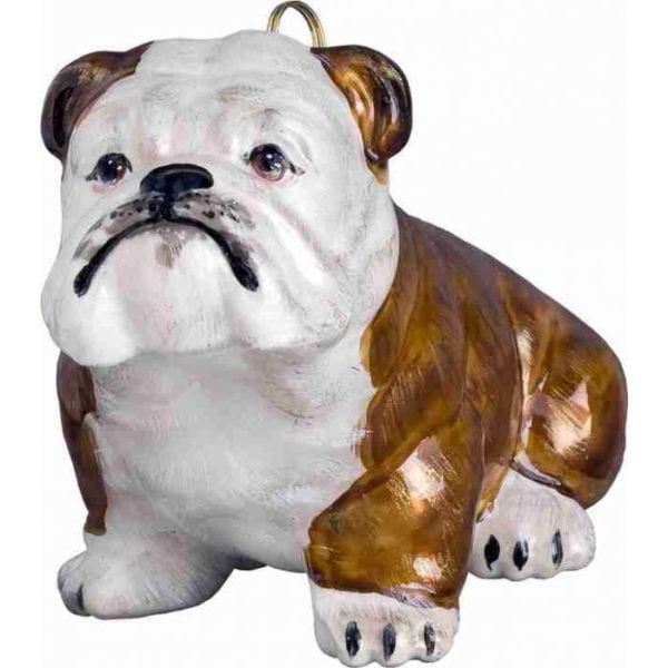 Bulldog (Brown & White) Ornament