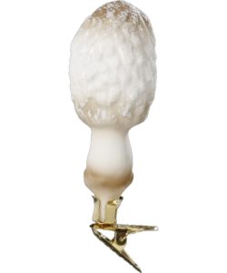 Shaggy Mane Mushroom Ornament Clip