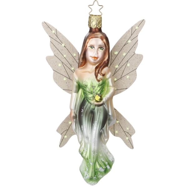 Florindel Fairy in Green Dress Ornament