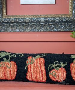 Woven Pumpkin Pillow