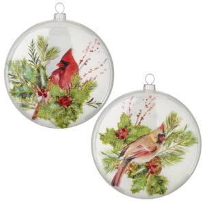 Cardinal Disc Ornament