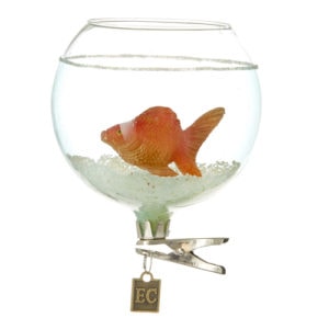 Clip-on Goldfish Bowl Ornament