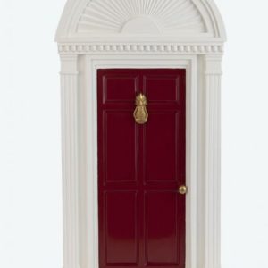 Byers' Choice Red Door with Pineapple