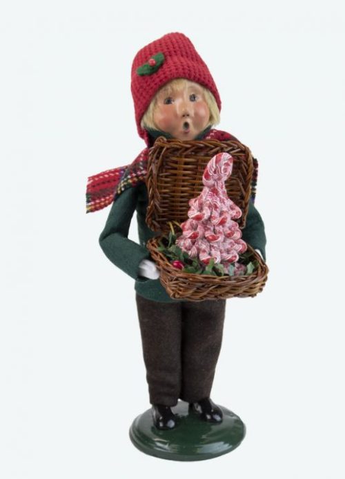 Byers' Choice Christmas Sweets Boy from Vaillancourt