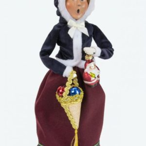 Byers' Choice Woman with Glass Ornaments