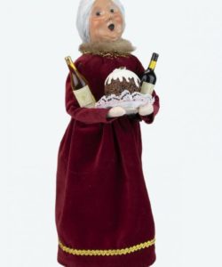 Byers' Choice Wine Mrs. Claus