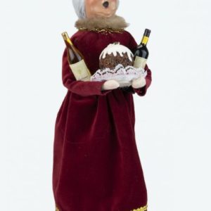 Byers' Choice Wine Mrs. Claus