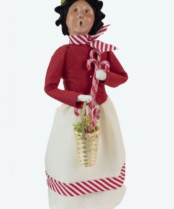 Byers' Choice Woman with Candy Canes
