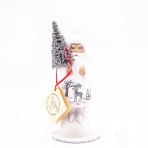 Ino Schaller Santa White With Gray Painting