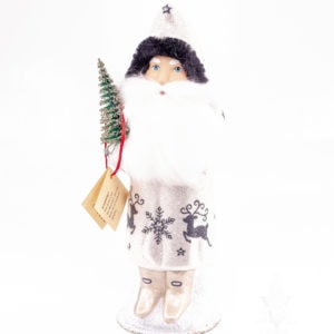 Ino Schaller Santa White Reindeer Decor And Fur
