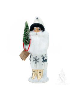 Santa White Reindeer Décor Fur