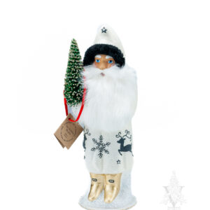 Santa White Reindeer Décor Fur