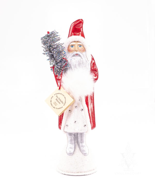Ino Schaller Santa Red With Glitter & Crystals