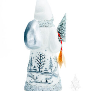 Santa White Tree Scene