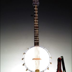 Banjo with Case and Stand