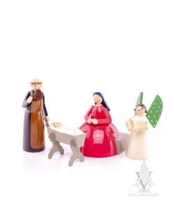 Holy Family With Angel (Set of 4) by Wendt & Kühn