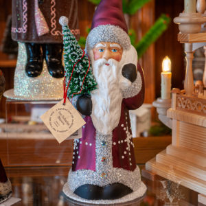 Ino Schaller Santa In Purple With Flakes