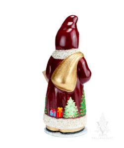 Santa Red With Gift Scene